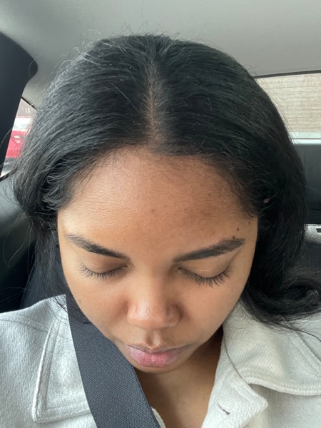 SOWN Root 1 lash serum before photo - Tester B